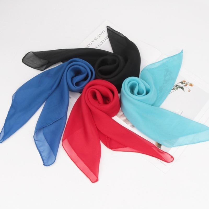 Women'S Fashion In The 50S - 652F ผ้าพันคอคอสี่เหลี่ยม Retro ผม Tie สำหรับผู้หญิง