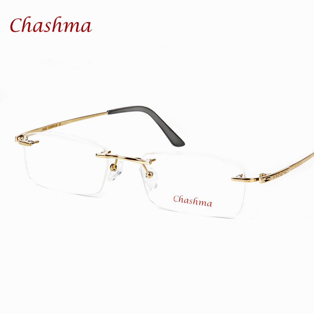 Women'S Fashion Glasses With Clear Lenses - ผู้ชายออพติคอลแว่นตา Rimless กรอบไทเทเนียมคุณภาพสูงผู้หญิงแฟชั่น Frameless แว่นตา Mujer