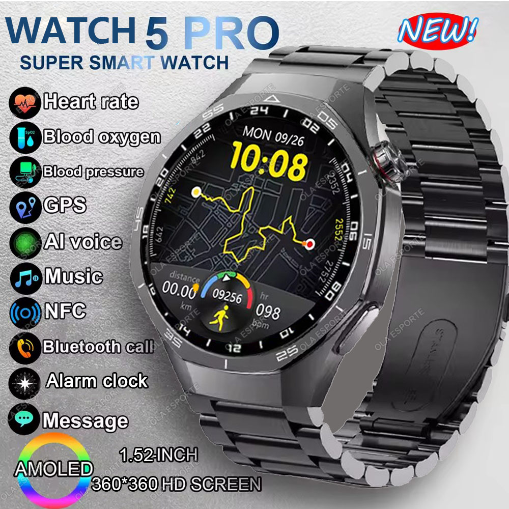 Women Fashion Zone - นาฬิกาอัจฉริยะรุ่นใหม่ Watch 5 Pro หน้าจอ AMOLED