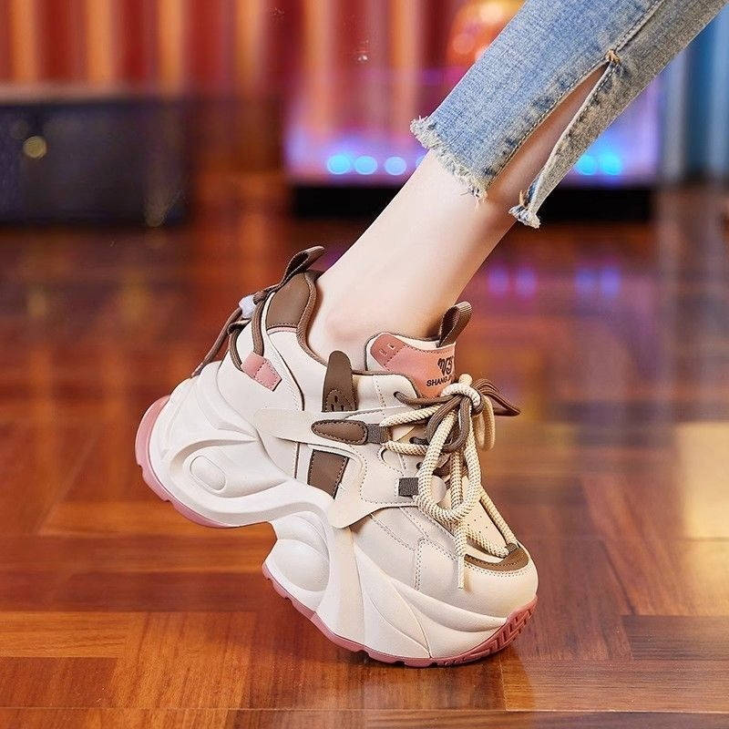 Women'S Fashion Winter 2025 - ​ รองเท้าผ้าใบผู้หญิงบุขนหนานุ่ม สไตล์ลำลอง พื้นหนา เสริมส้นด้านใน สำหรับฤดูใบไม้ร่วงและฤดูหนาว