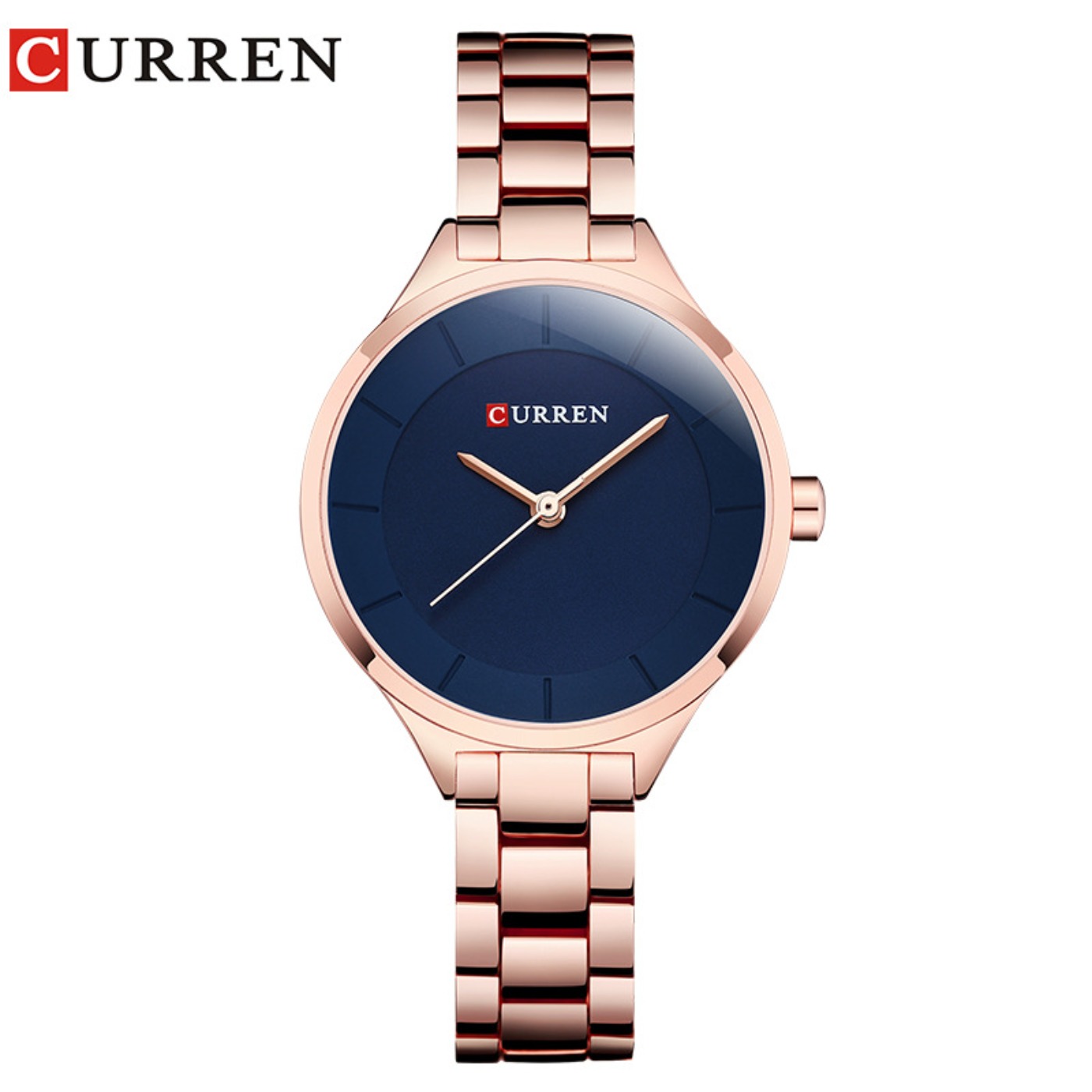 Women Fashion Simple - CURREN ใหม่เรียบง่ายผู้หญิงสร้อยข้อมือนาฬิกาข้อมือแฟชั่นหรูหราสำหรับสาวๆเจนีวาควอตซ์นาฬิกาหญิงหรูหรานาฬิกาข้อมือ 2017