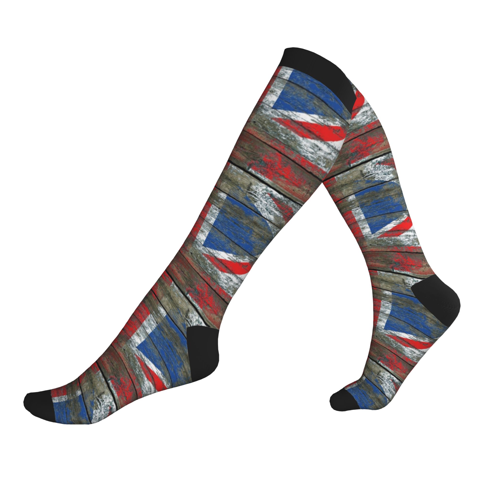 Women Fashion Uk - ธงสหราชอาณาจักร ธงสหราชอาณาจักร ธงบริเตนใหญ่ ธงอังกฤษ ถุงเท้าแฟชั่นสำหรับผู้หญิง ถุงเท้ากีฬาแบบรัดรูปแฟชั่นทันสมัย