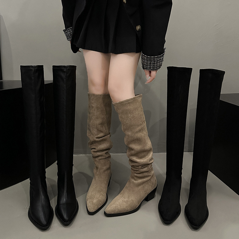 ยืดหนังนุ่มผู้หญิงกว่าเข่ารองเ - Women'S Fashion Winter 2025 บทวิจารณ์และราคา