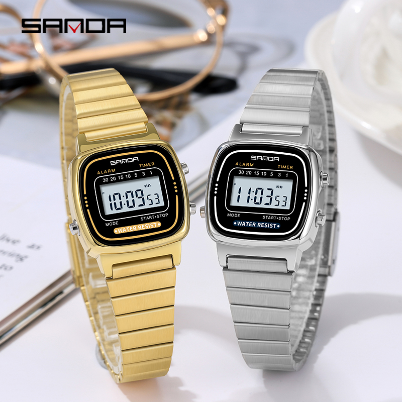Sanda นาฬิกาดิจิตอล LED สำหรับ - Women Fashion Zone บทวิจารณ์และราคา