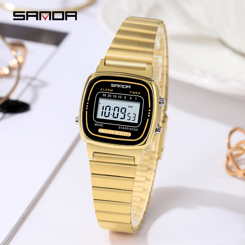 Sanda นาฬิกาดิจิตอล LED สำหรับ - Women Fashion Zone บทวิจารณ์และราคา