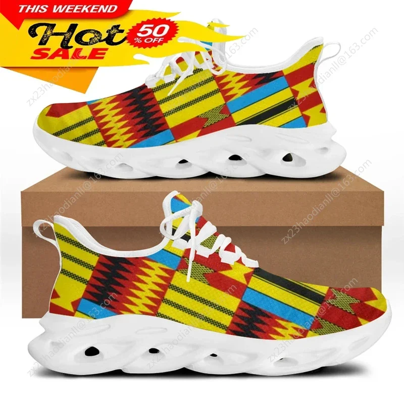 รองเท้าผ้าใบลายชนเผ่าแอฟริกันส - Sneakers Fashion Women บทวิจารณ์และราคา