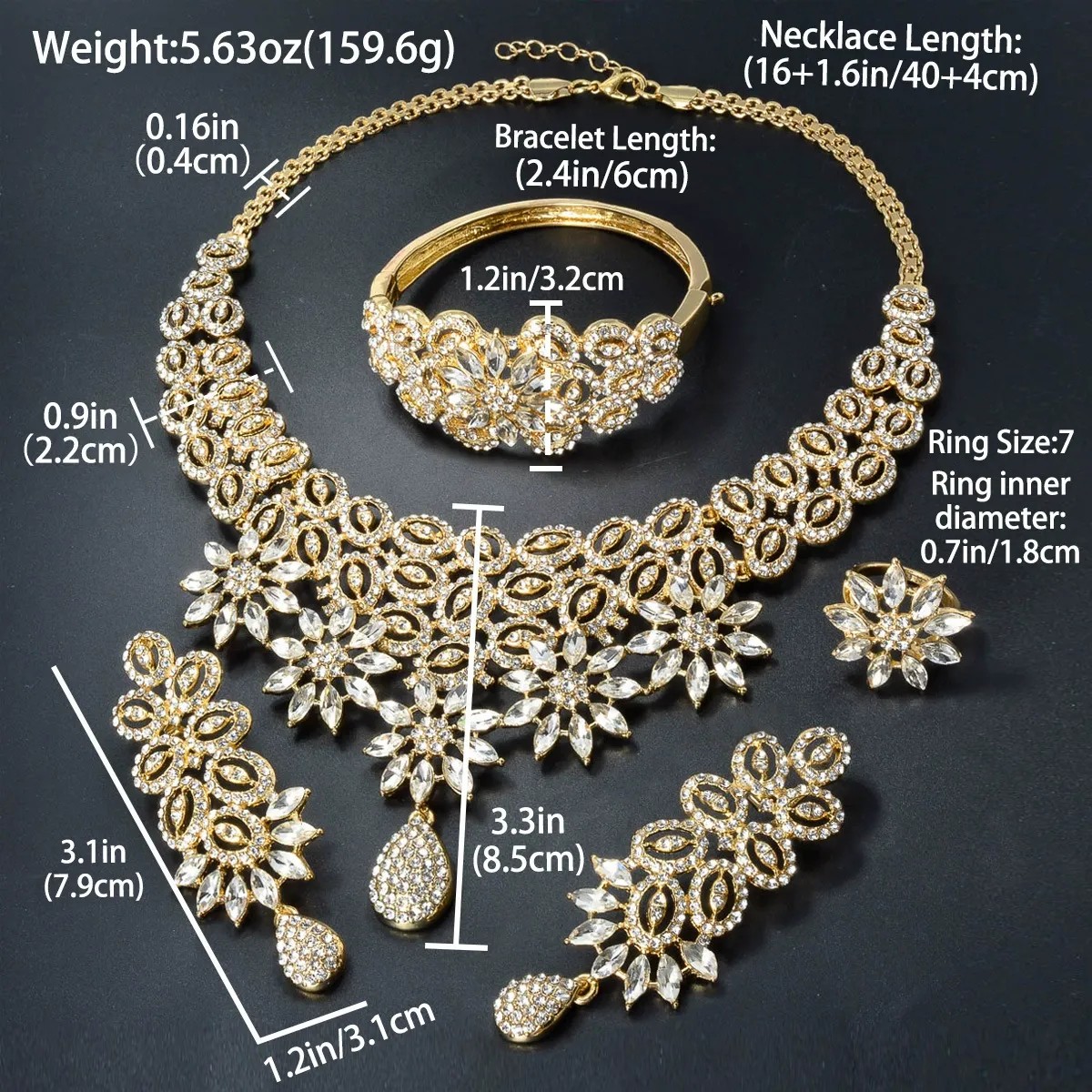 ชุดเครื่องประดับงานแต่งงานประด - Women Fashion Uae บทวิจารณ์และราคา