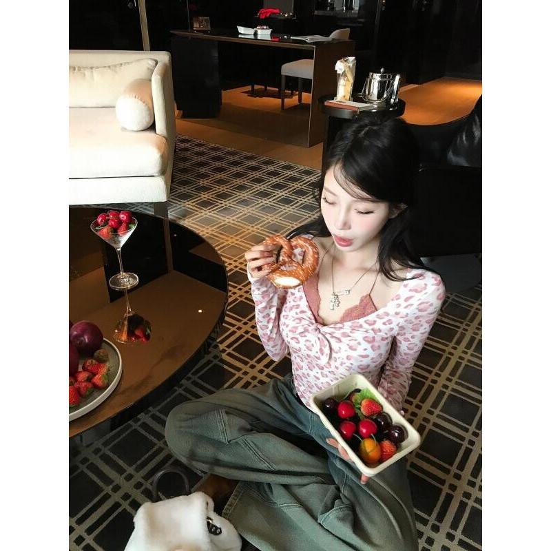 สไตล์เซ็กซี่ลายเสือดาวแขนสั้นด - Women'S Fashion Designer Clothes บทวิจารณ์และราคา
