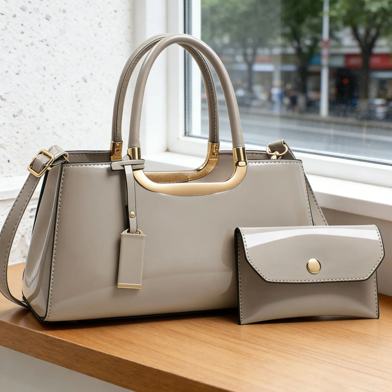 ชุดกระเป๋าถือสตรี วัสดุ PU หรู - Crossbody Bag Women บทวิจารณ์และราคา