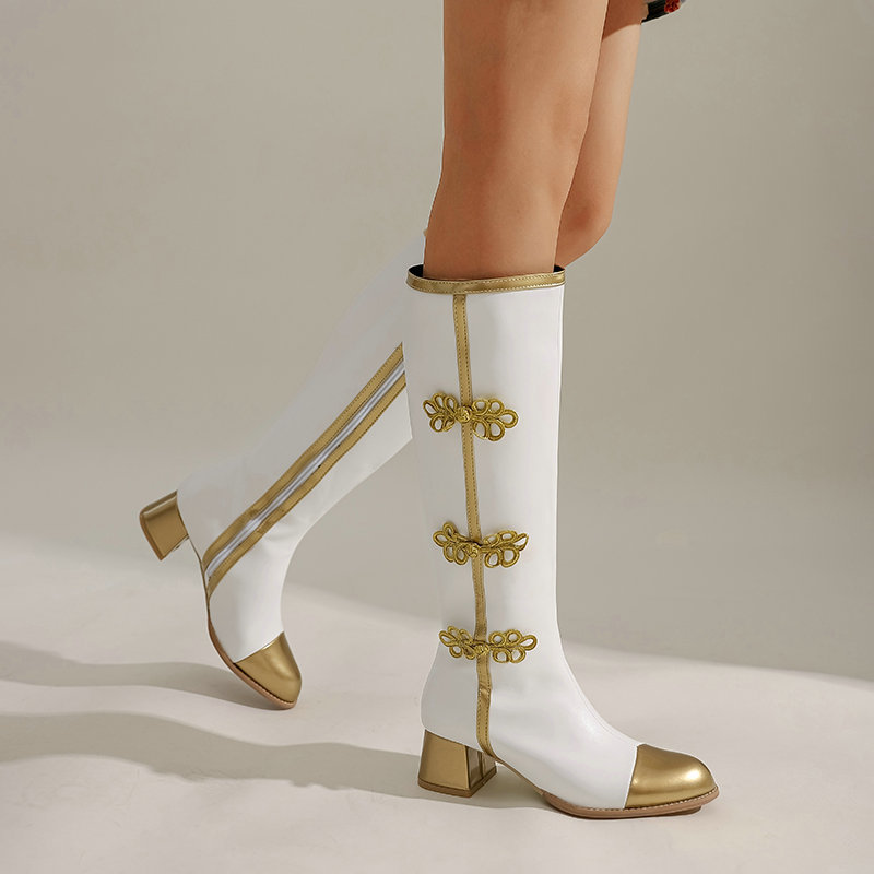 ขนาดใหญ่แฟชั่นเข่ารองเท้าบูทสู - Winter Fashion Women Boots บทวิจารณ์และราคา