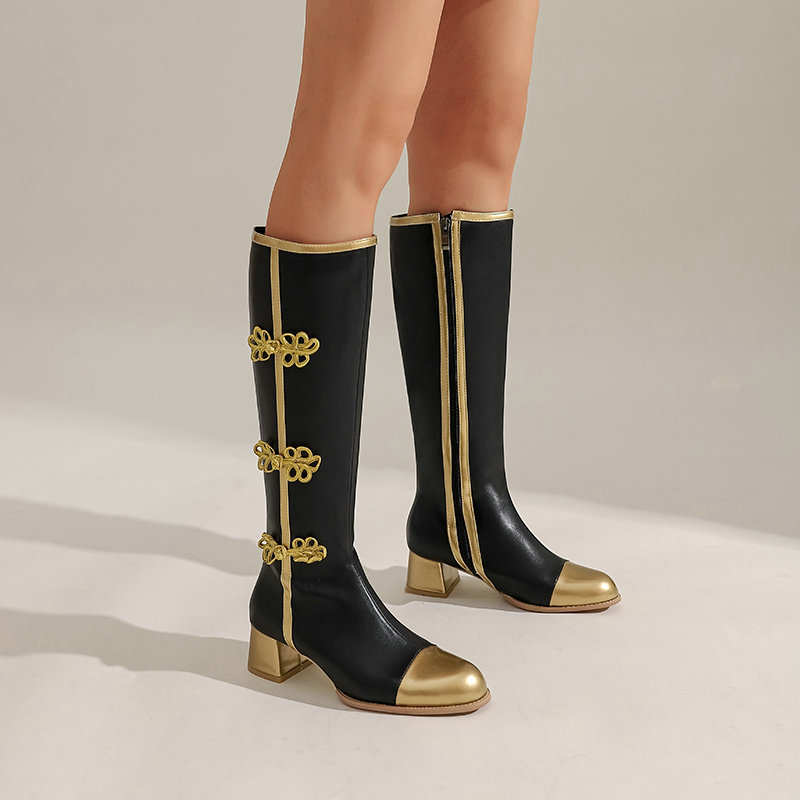 ขนาดใหญ่แฟชั่นเข่ารองเท้าบูทสู - Winter Fashion Women Boots บทวิจารณ์และราคา
