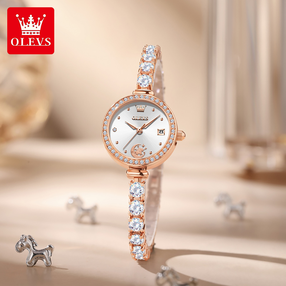OLEVS 2998 นาฬิกาแบรนด์แท้ของแ - Women Fashion Simple บทวิจารณ์และราคา