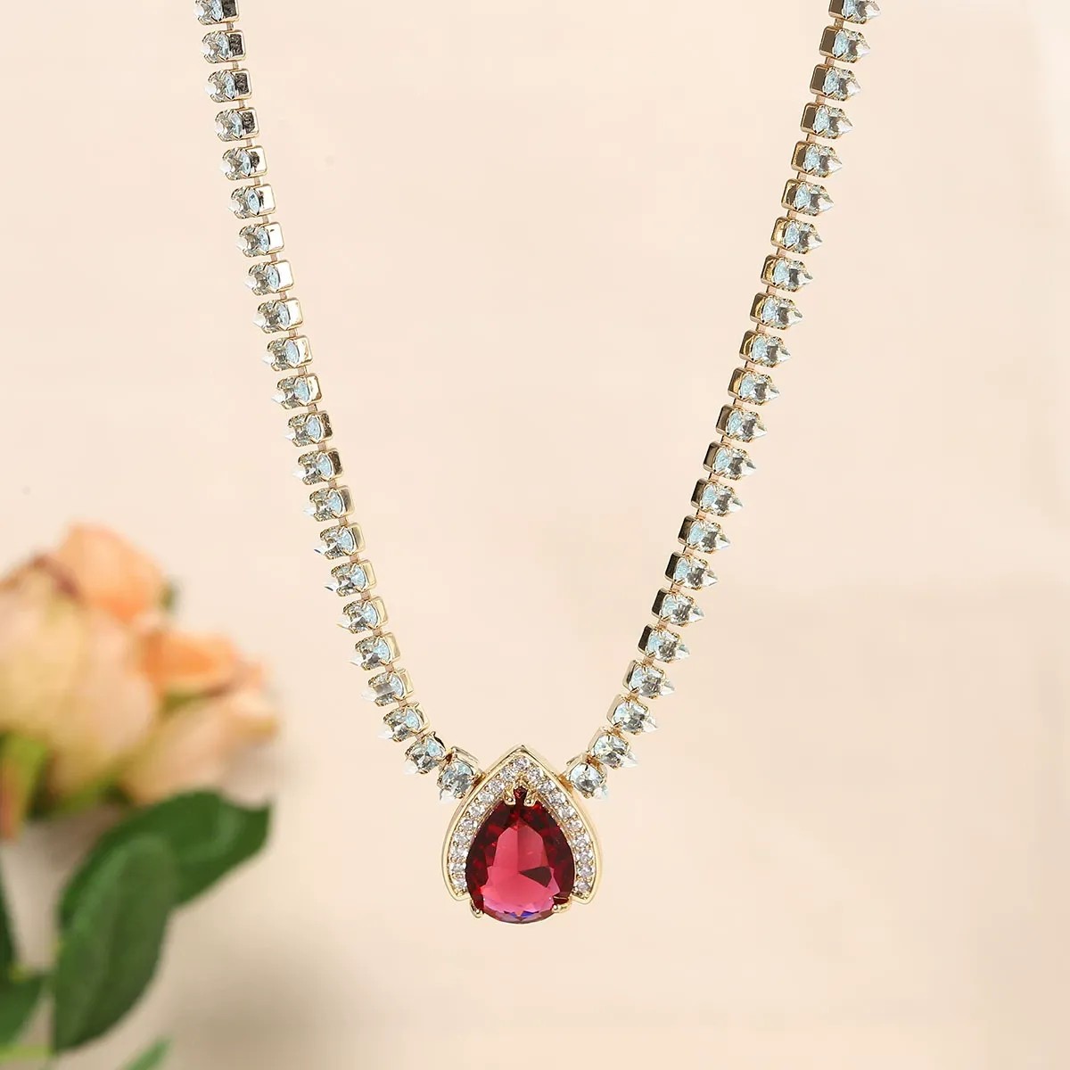 ชุดเครื่องประดับเซอร์โคเนียสีแ - Women Fashion Uae บทวิจารณ์และราคา