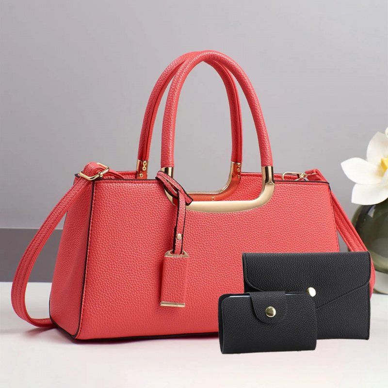 กระเป๋าสะพายข้างหนัง PU สายปรั - Crossbody Bag Women บทวิจารณ์และราคา
