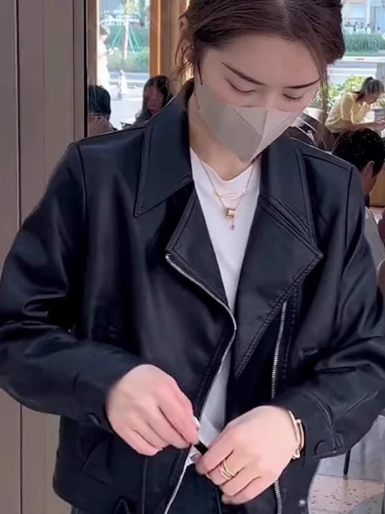 เสื้อแจ็คเก็ตหนัง PU ลำลองสำหร - Women'S Fashion Designer Clothes บทวิจารณ์และราคา