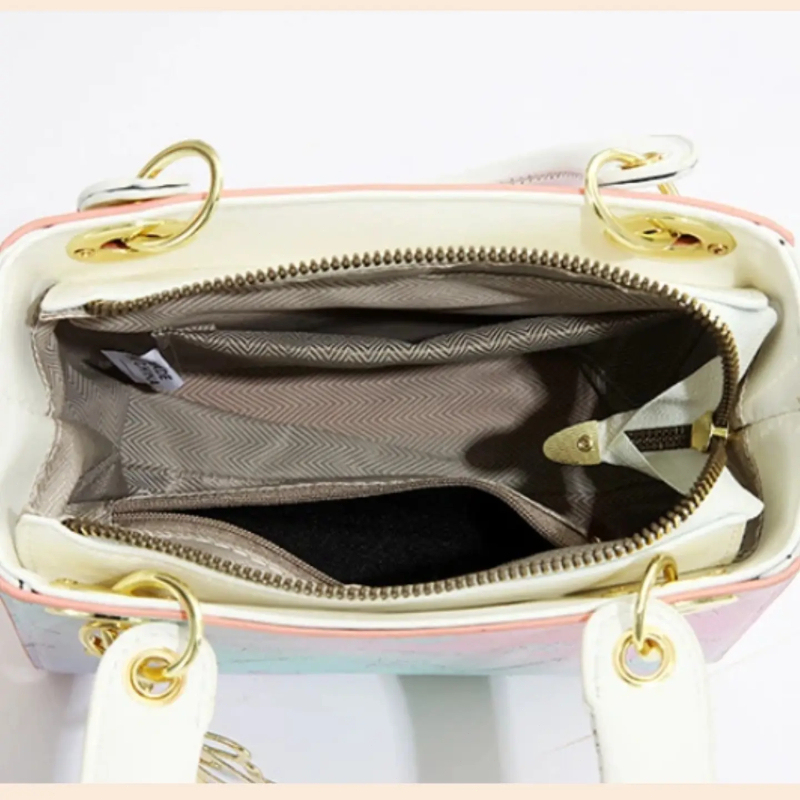 ชุดกระเป๋าสะพายข้างพิมพ์ลายไล่ - Crossbody Bag Women บทวิจารณ์และราคา