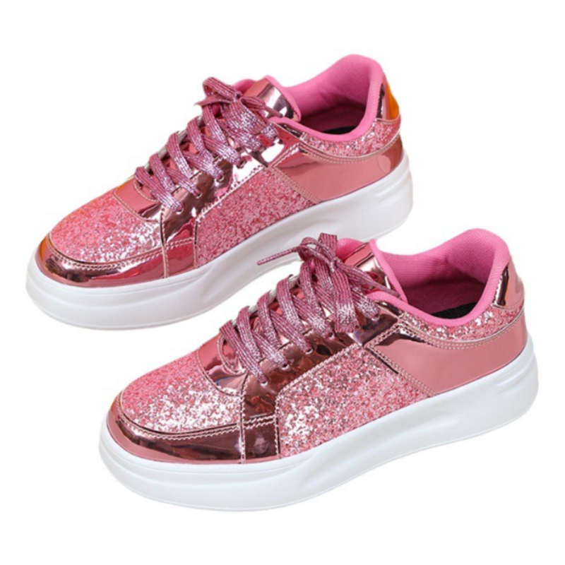 รองเท้าแฟชั่นประดับเลื่อม รองเ - Sneakers Fashion Women บทวิจารณ์และราคา