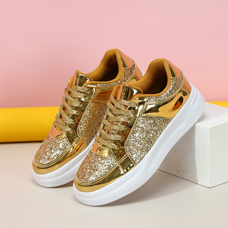 รองเท้าแฟชั่นประดับเลื่อม รองเ - Sneakers Fashion Women บทวิจารณ์และราคา