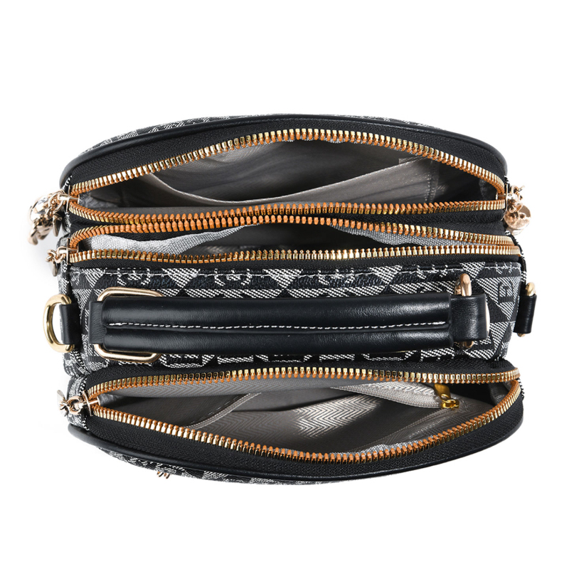 กระเป๋าทรงกลมขนาดเล็กพิมพ์ลายต - Crossbody Bag Women บทวิจารณ์และราคา