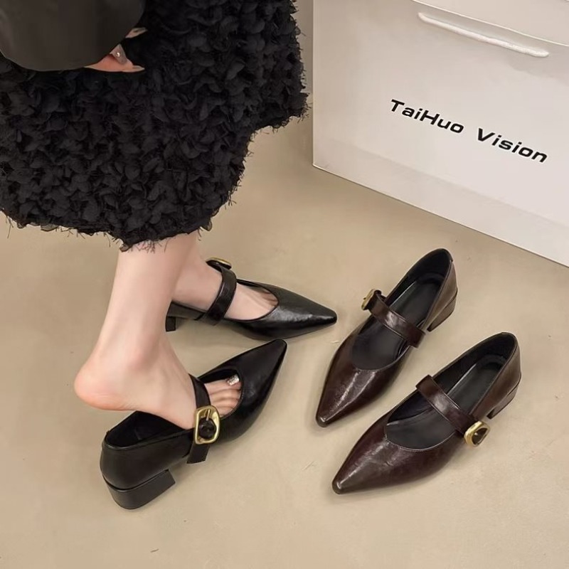 รองเท้าส้นเตี้ยแบบนิ่มสำหรับผู - Women Fashion Simple บทวิจารณ์และราคา