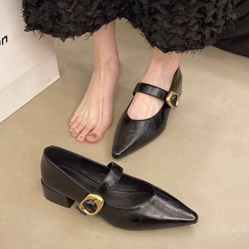 รองเท้าส้นเตี้ยแบบนิ่มสำหรับผู - Women Fashion Simple บทวิจารณ์และราคา
