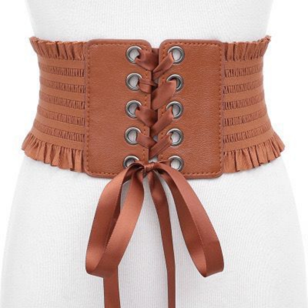 ใหม่สุภาพสตรี Retro เข็มขัดรัด - Belted Shirt Dress บทวิจารณ์และราคา