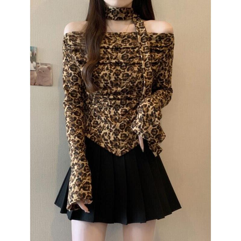 เสื้อแขนสั้นพิมพ์ลายเสือดาว ดี - Women'S Fashion Designer Clothes บทวิจารณ์และราคา