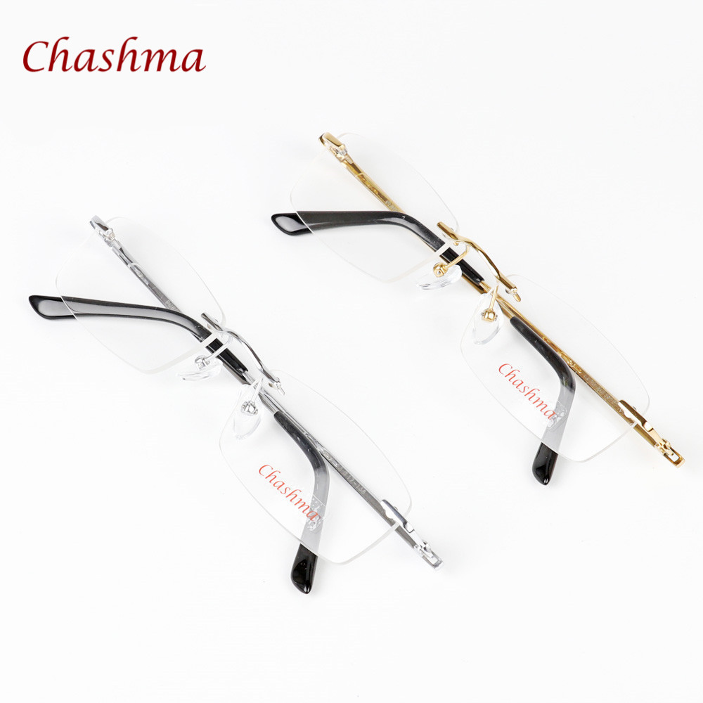 ผู้ชายออพติคอลแว่นตา Rimless ก - Women'S Fashion Glasses With Clear Lenses บทวิจารณ์และราคา