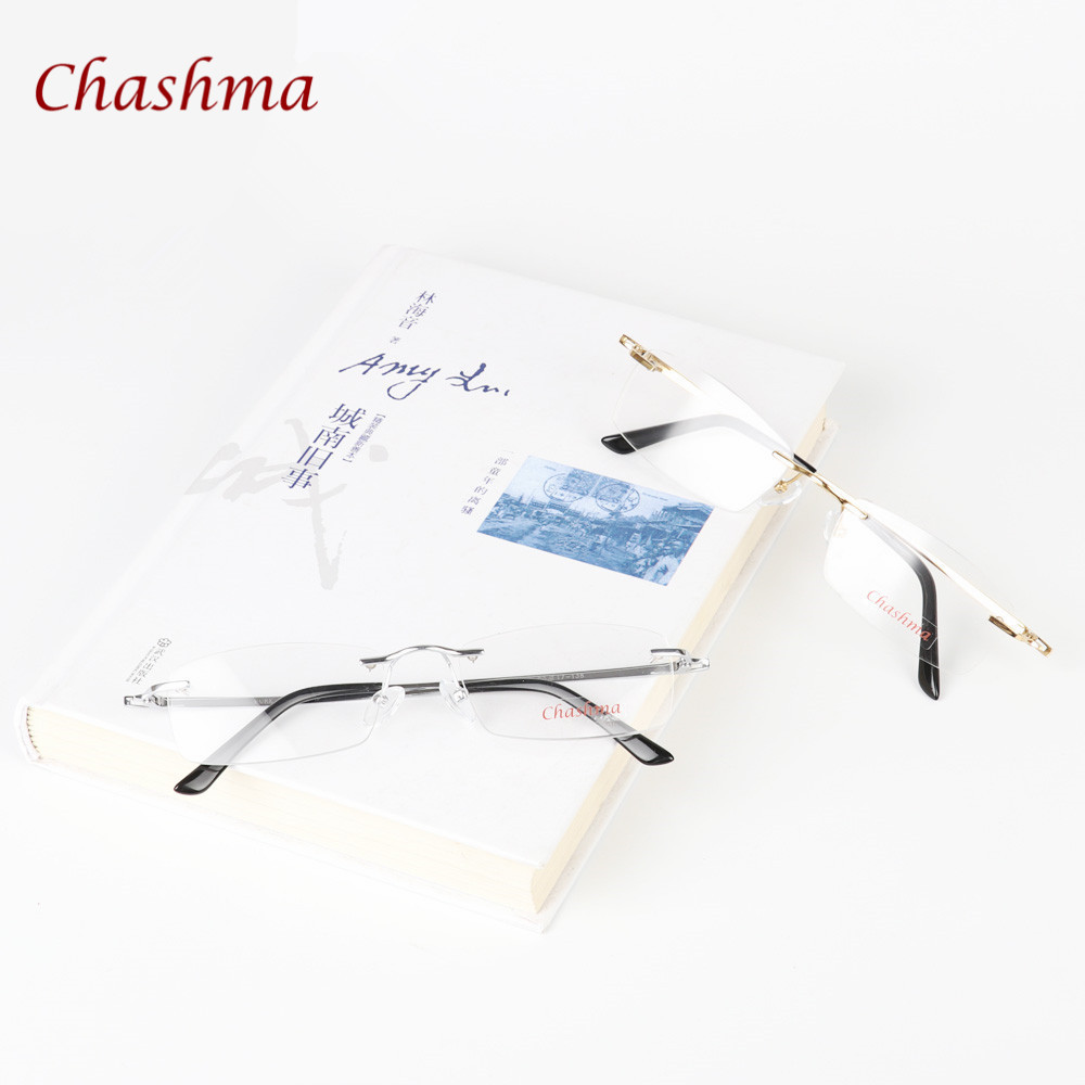 ผู้ชายออพติคอลแว่นตา Rimless ก - Women'S Fashion Glasses With Clear Lenses บทวิจารณ์และราคา