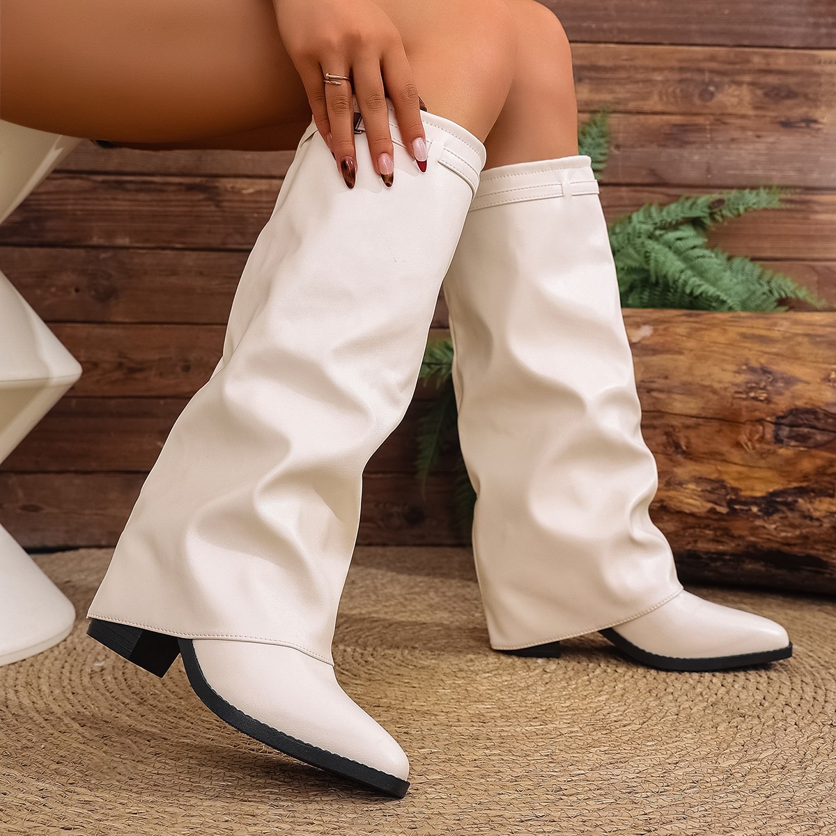 รองเท้าบูทส้นสูงแฟชั่นปี 2025  - Winter Fashion Women Boots บทวิจารณ์และราคา