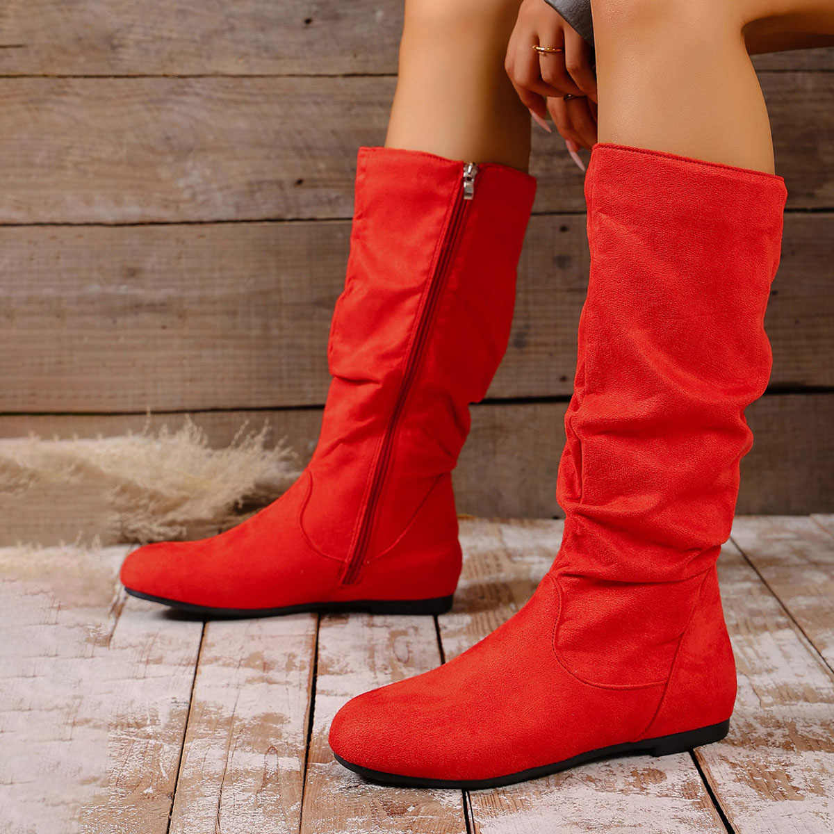 รองเท้าบูทมอเตอร์ไซค์ลำลองแบบส - Winter Fashion Women Boots บทวิจารณ์และราคา