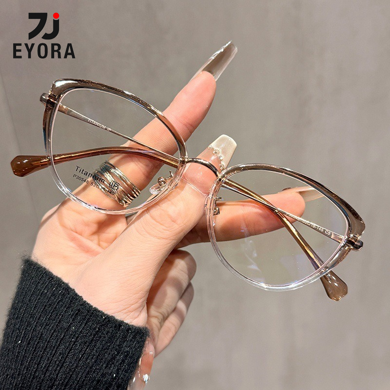แว่นตาอ่านหนังสือแฟชั่นทรงแคทอ - Women'S Fashion Glasses With Clear Lenses บทวิจารณ์และราคา