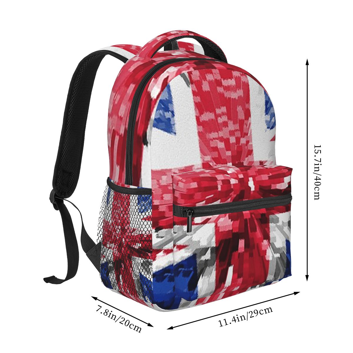 กระเป๋าเป้สะพายหลังลายธงชาติอั - Women Fashion Uk บทวิจารณ์และราคา