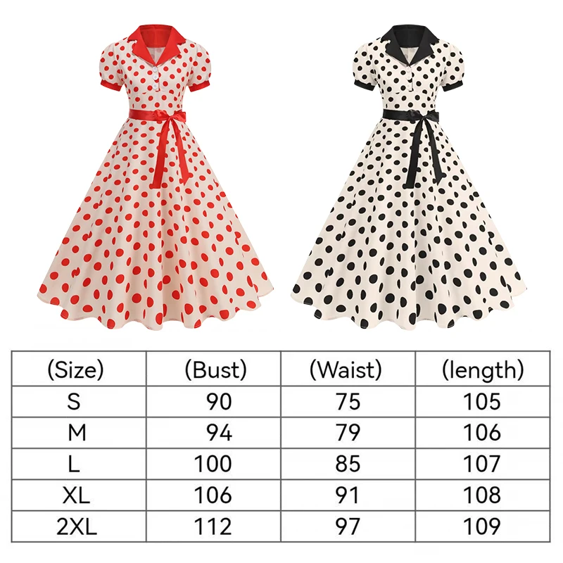 เดรสลายจุดวินเทจสำหรับผู้หญิง  - Women'S Fashion In The 1950S บทวิจารณ์และราคา
