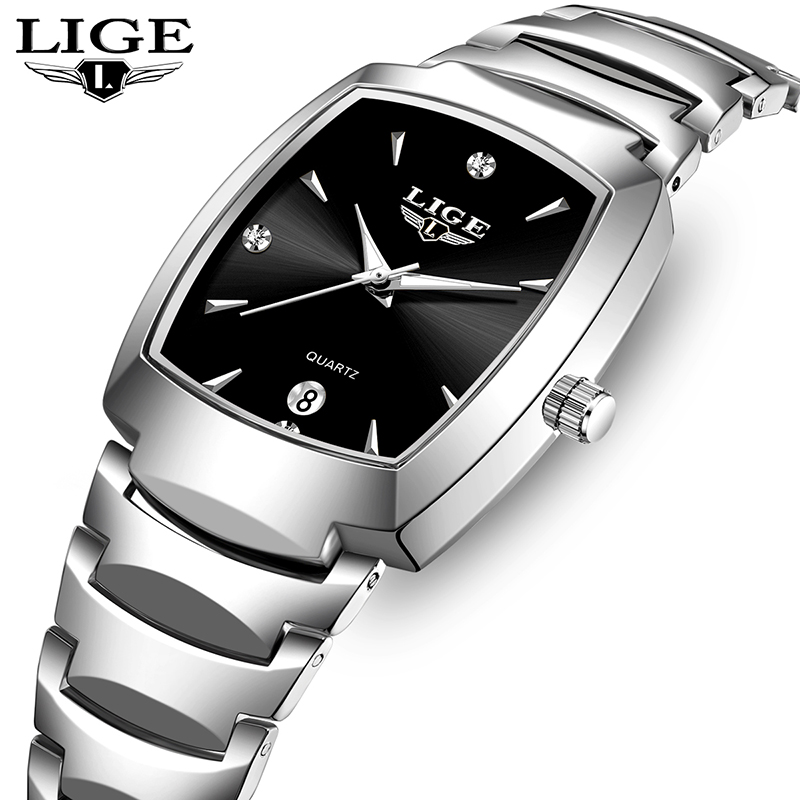 LIGE นาฬิกาผู้หญิงธุรกิจหรูหรา - Women Fashion Simple บทวิจารณ์และราคา