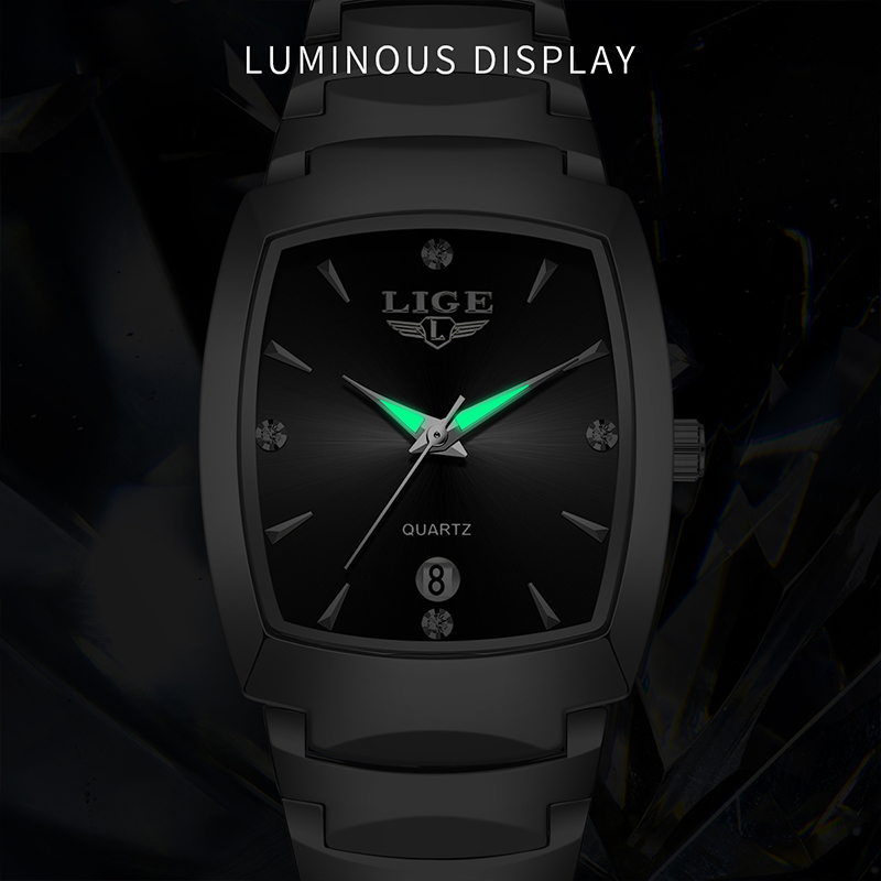LIGE นาฬิกาผู้หญิงธุรกิจหรูหรา - Women Fashion Simple บทวิจารณ์และราคา