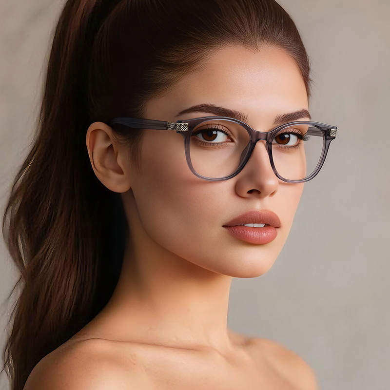 VICKI ใหม่เลดี้'s Round-Frame  - Women'S Fashion Glasses With Clear Lenses บทวิจารณ์และราคา