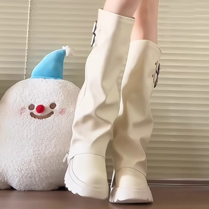 รองเท้าบูทผู้หญิงทรงพังก์ สไตล - Winter Fashion Women Boots บทวิจารณ์และราคา