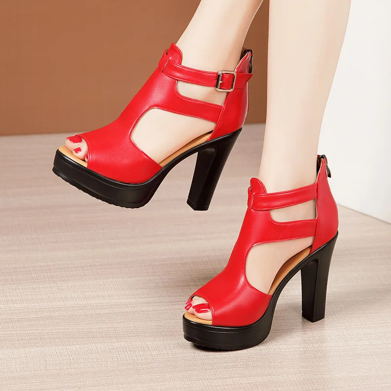รองเท้าส้นสูงแฟชั่นหนังนิ่มแบบ - Women Fashion Model บทวิจารณ์และราคา