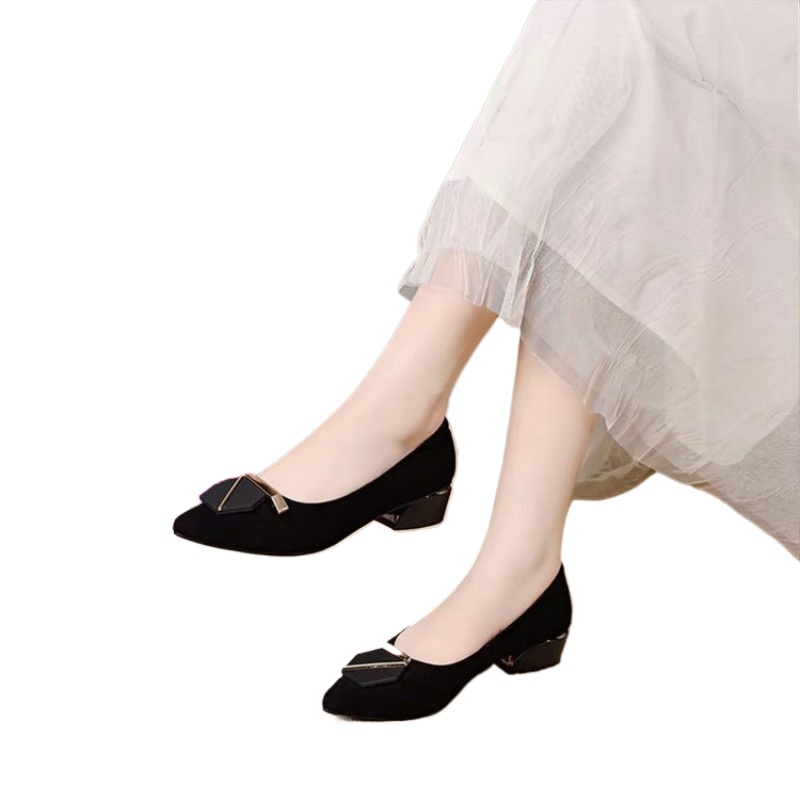 2026 แฟชั่นรองเท้าส้นเตี้ยสตรี - Women Fashion Simple บทวิจารณ์และราคา