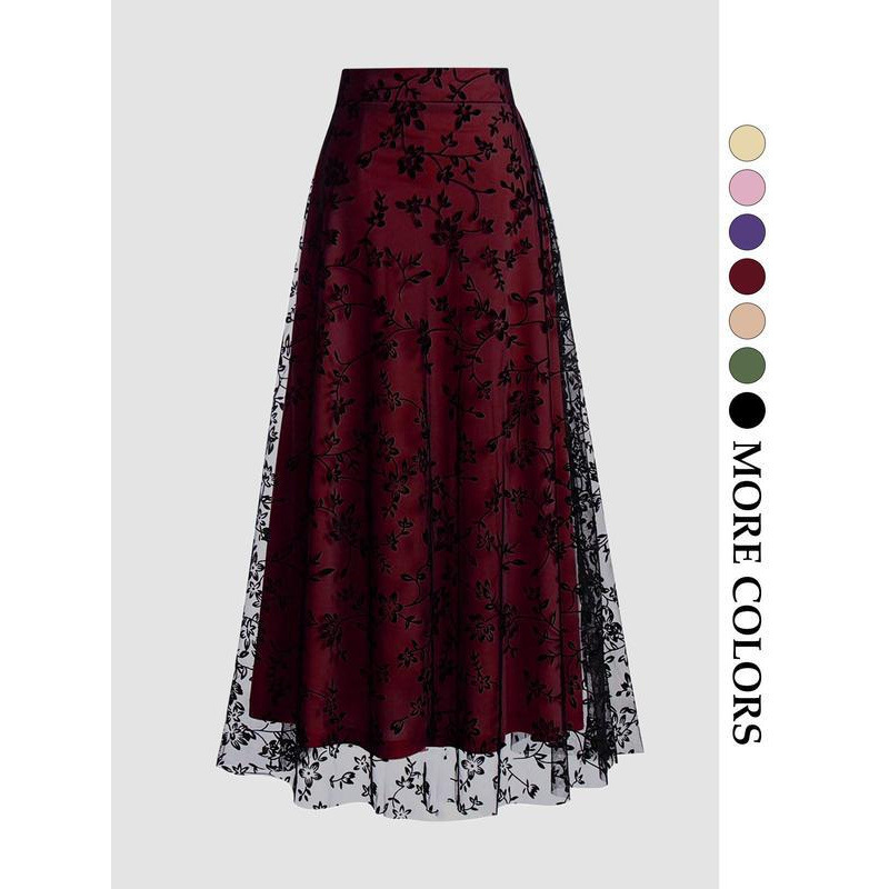 กระโปรงทูลสีพื้นสไตล์เรโทรยุค  - Women'S Fashion In The 50S บทวิจารณ์และราคา