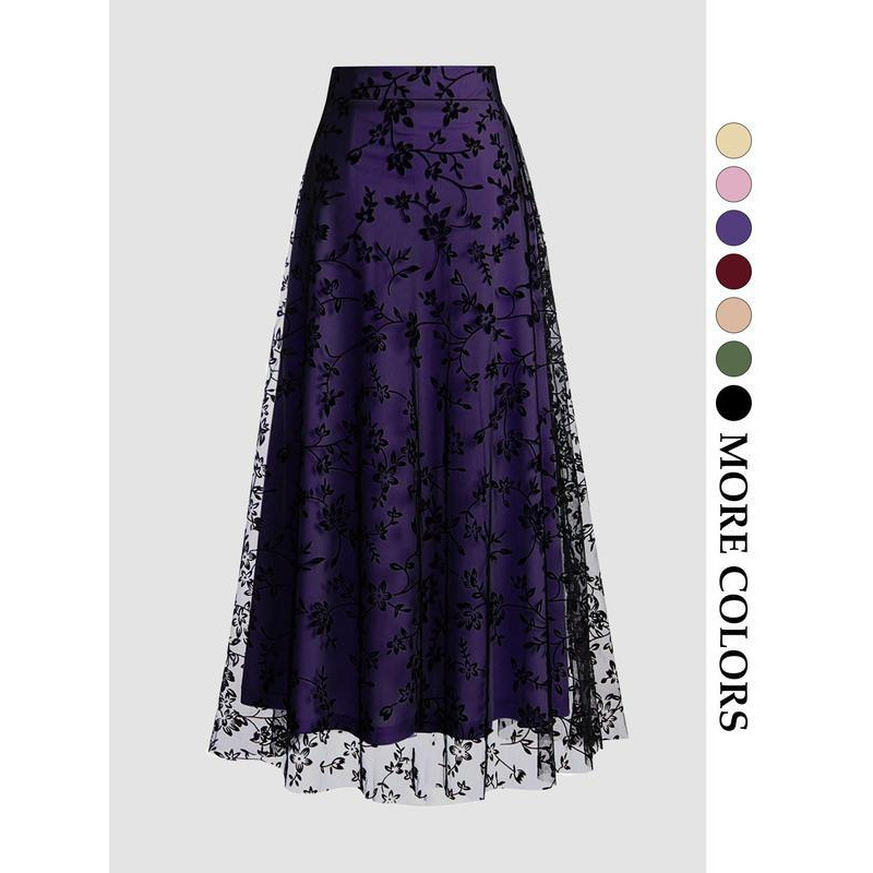 กระโปรงทูลสีพื้นสไตล์เรโทรยุค  - Women'S Fashion In The 50S บทวิจารณ์และราคา