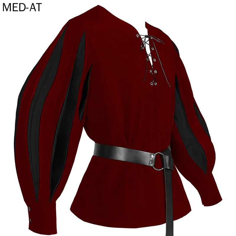 ชุดคอสเพลย์ยุคกลางสำหรับผู้ชาย - Belted Shirt Dress บทวิจารณ์และราคา