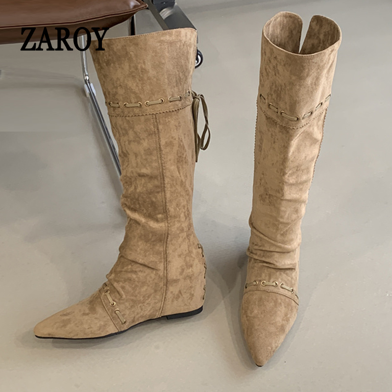 รองเท้าบูทผู้หญิง ZAROY สำหรับ - Winter Fashion Women Boots บทวิจารณ์และราคา