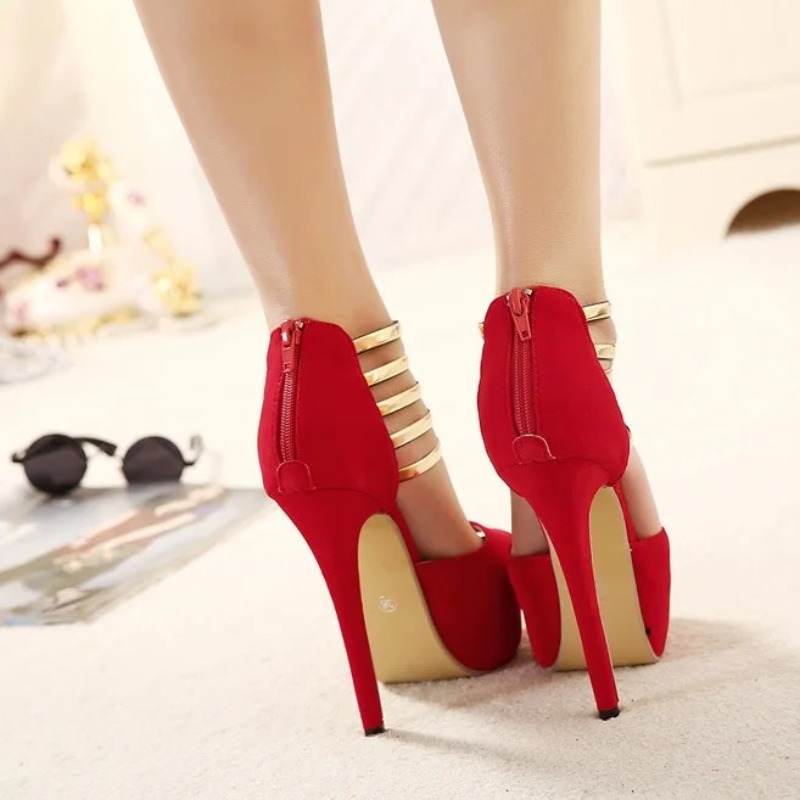 รองเท้าผู้หญิง 13 ซม. รองเท้าแ - Women Fashion Model บทวิจารณ์และราคา