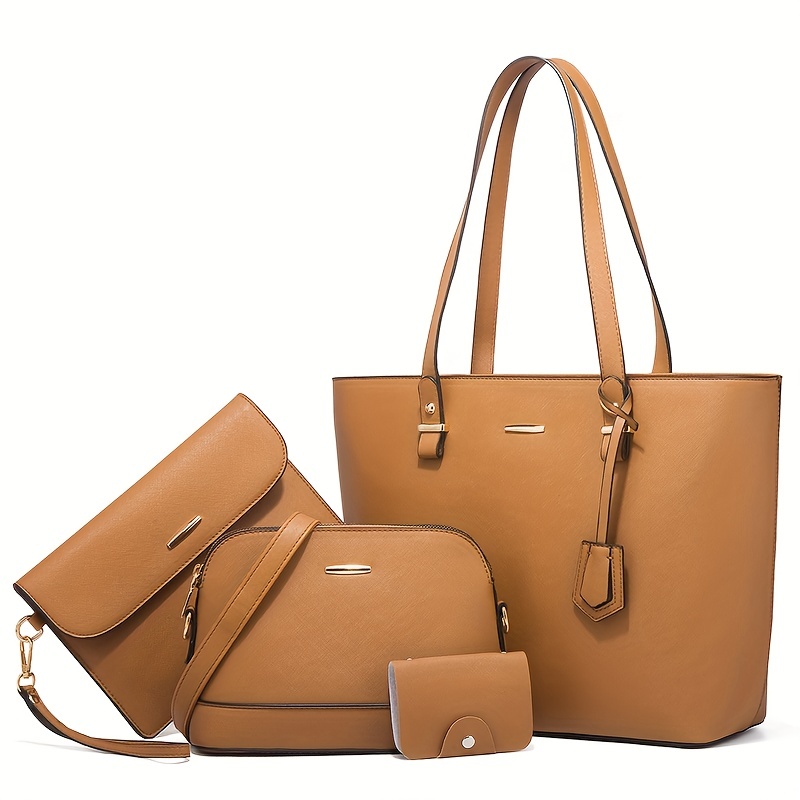 ชุดกระเป๋าแฟชั่นผู้หญิง 4 ชิ้น - Crossbody Bag Women บทวิจารณ์และราคา