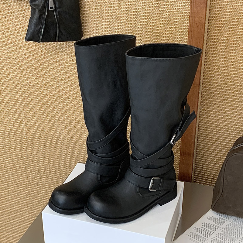 Eilyken ดีไซน์ใหม่ หัวเข็มขัดแ - Winter Fashion Women Boots บทวิจารณ์และราคา