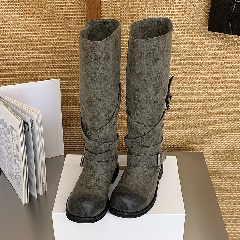 Eilyken ดีไซน์ใหม่ หัวเข็มขัดแ - Winter Fashion Women Boots บทวิจารณ์และราคา
