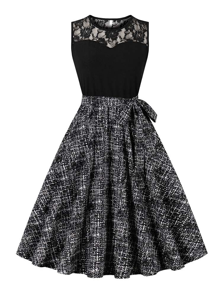 ผู้หญิงวินเทจ 50s Midi ชุดเดรส - Women'S Fashion In The 50S บทวิจารณ์และราคา