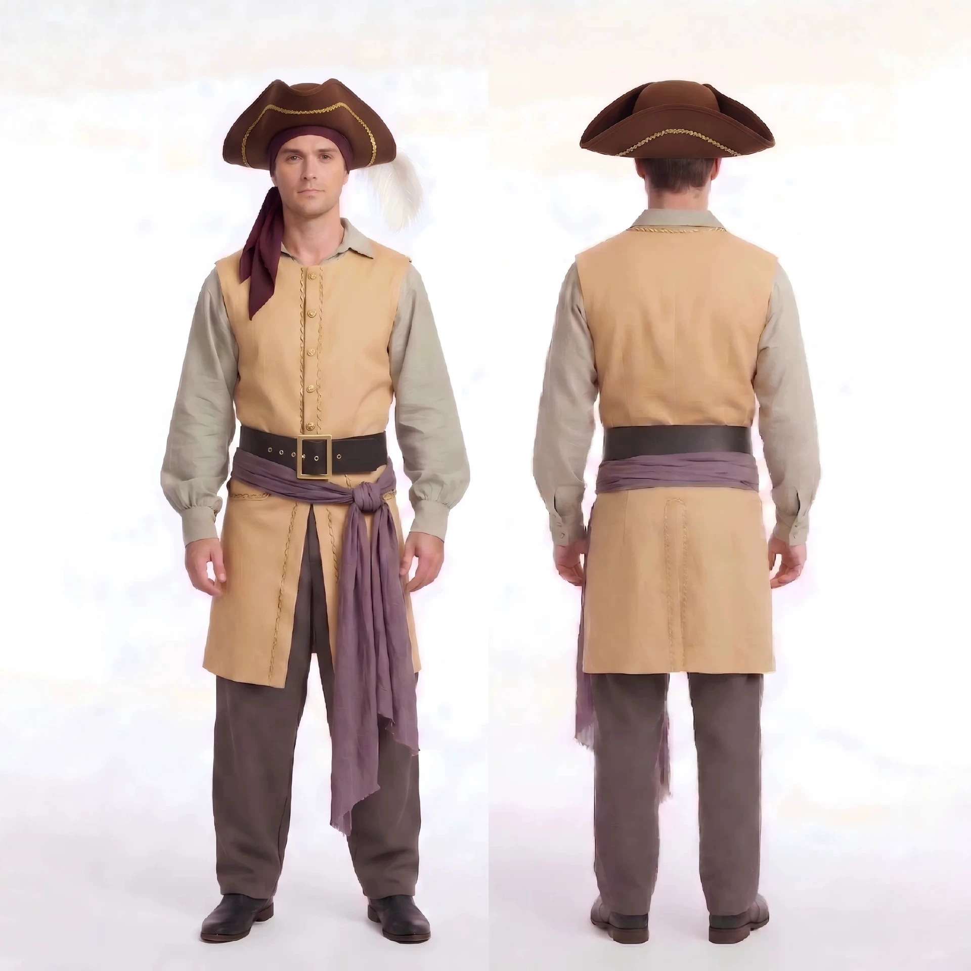 ชุดคอสเพลย์กัปตันคลาร์กจากภาพย - Belted Shirt Dress บทวิจารณ์และราคา
